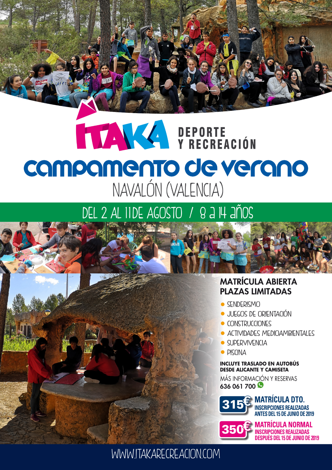 CAMPAMENTO DE VERANO EN NAVALÓN